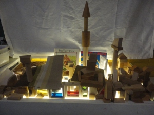 A collaborative structure at the light table.