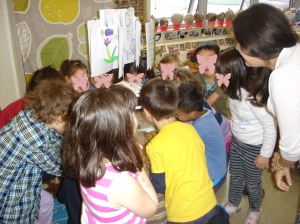 You can see how excited the children are to catch a glimpse of our first butterfly!